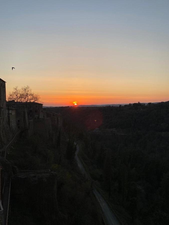 Ferienwohnung La Sorpresa Sul Bastione With Panoramic Balcony Pitigliano Exterior foto